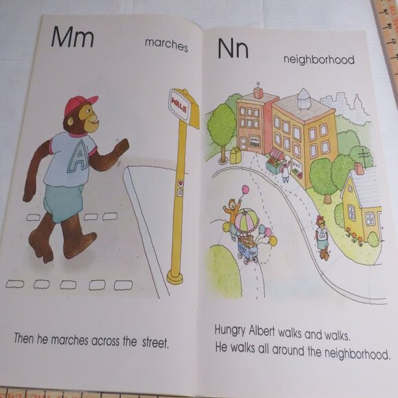 Here Comes Hungry Albert Alphabet BIG BOOK (almost 2 feet tall) Classroom - Picture 6 of 11